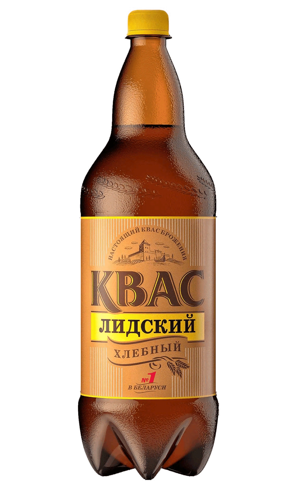 Квас Лидский Хлебный пастеризованный 1,5л.